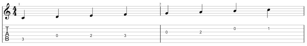Reading Sheet Music - Reading Notes on the Guitar